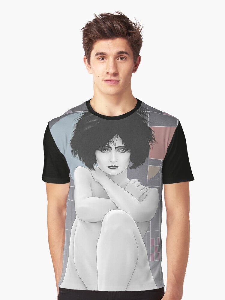 Siouxsie Sioux graphic t-shirt for 80s music fans - Men