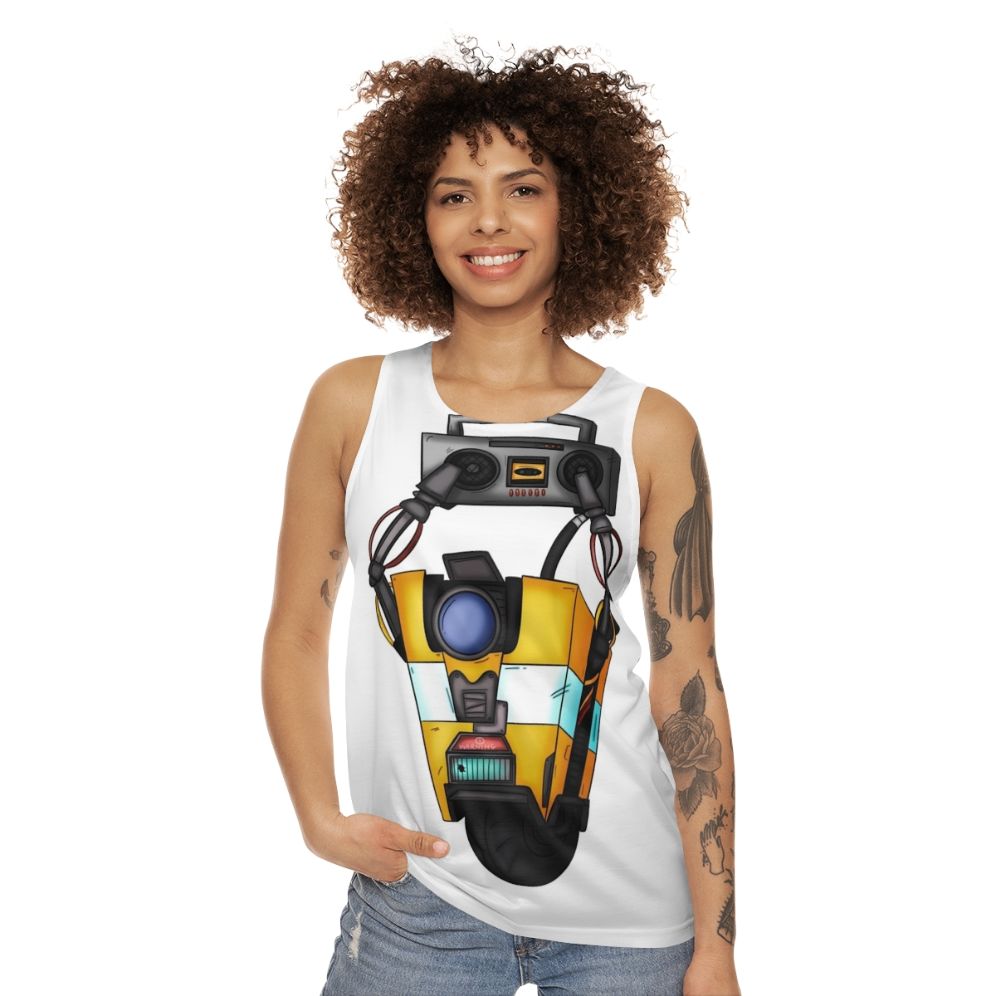 Borderlands Claptrap Boombox Unisex Tank Top - women