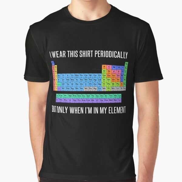 Funny Chemistry Periodic Table T-Shirt with Graphic Design