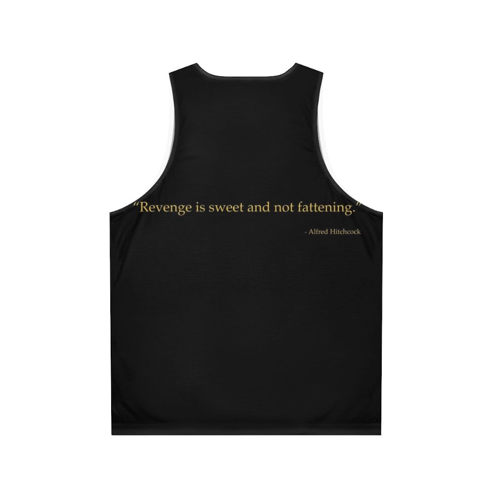 Alfred Hitchcock "Sweet Revenge" Unisex Tank Top - Back