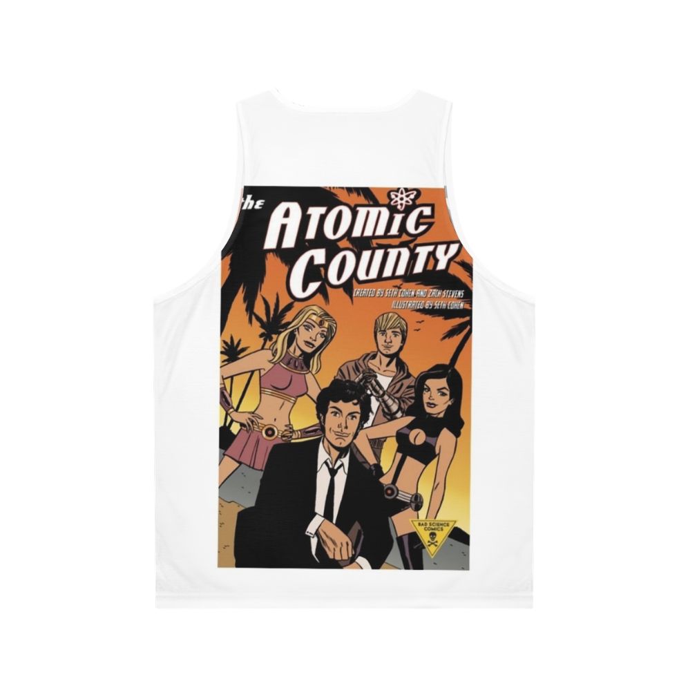 The O.C. Seth Cohen Comic Book Unisex Tank Top - Back