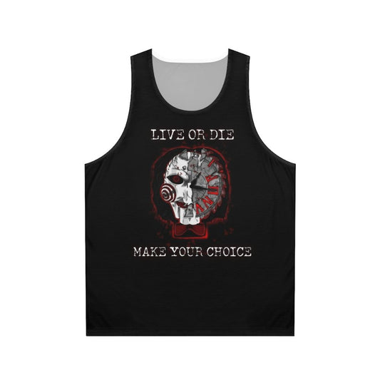 Jigsaw Horror Movie Unisex Tank Top