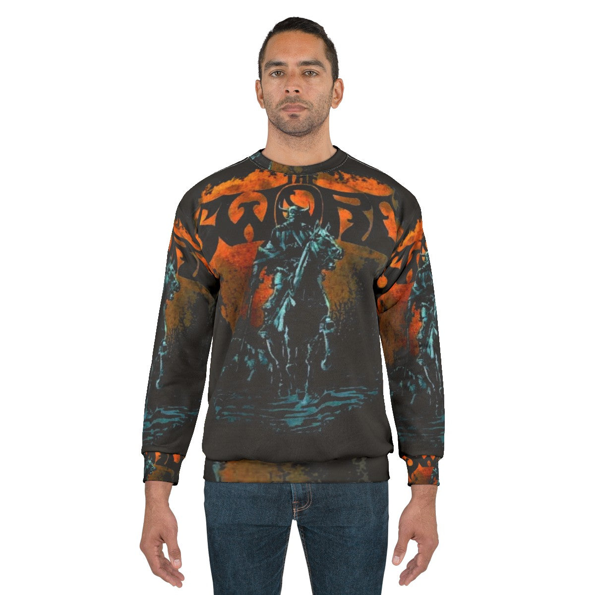 Sword Band Heavy Metal Sweatshirt - men