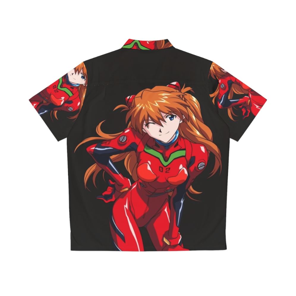 Asuka Langley Soryu Hawaiian Shirt from Neon Genesis Evangelion - Back