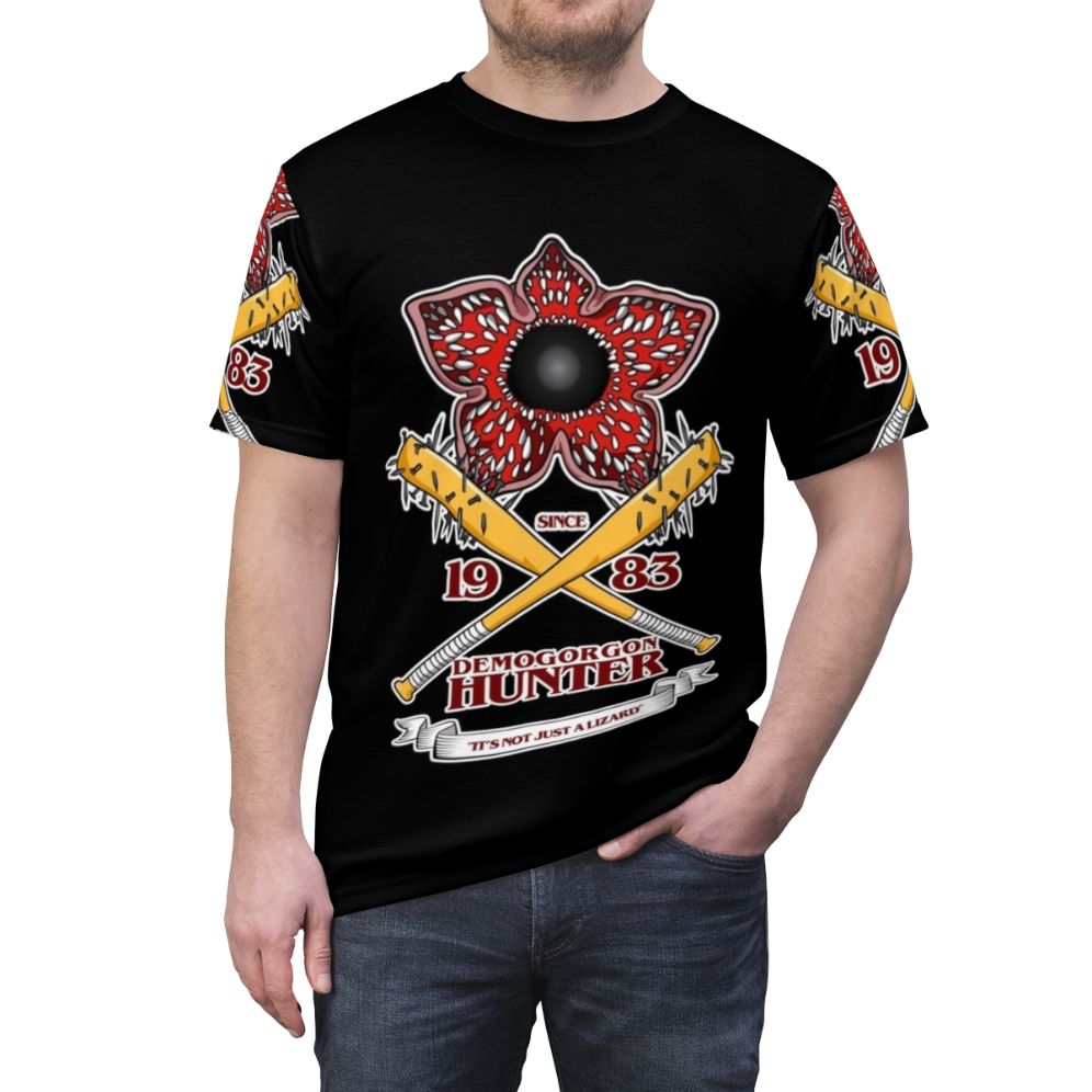 Stranger Things Demogorgon Hunter Graphic T-Shirt - men front