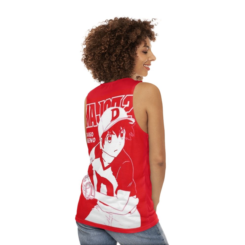 Daigo Shigeno Unisex Anime Tank Top - women back