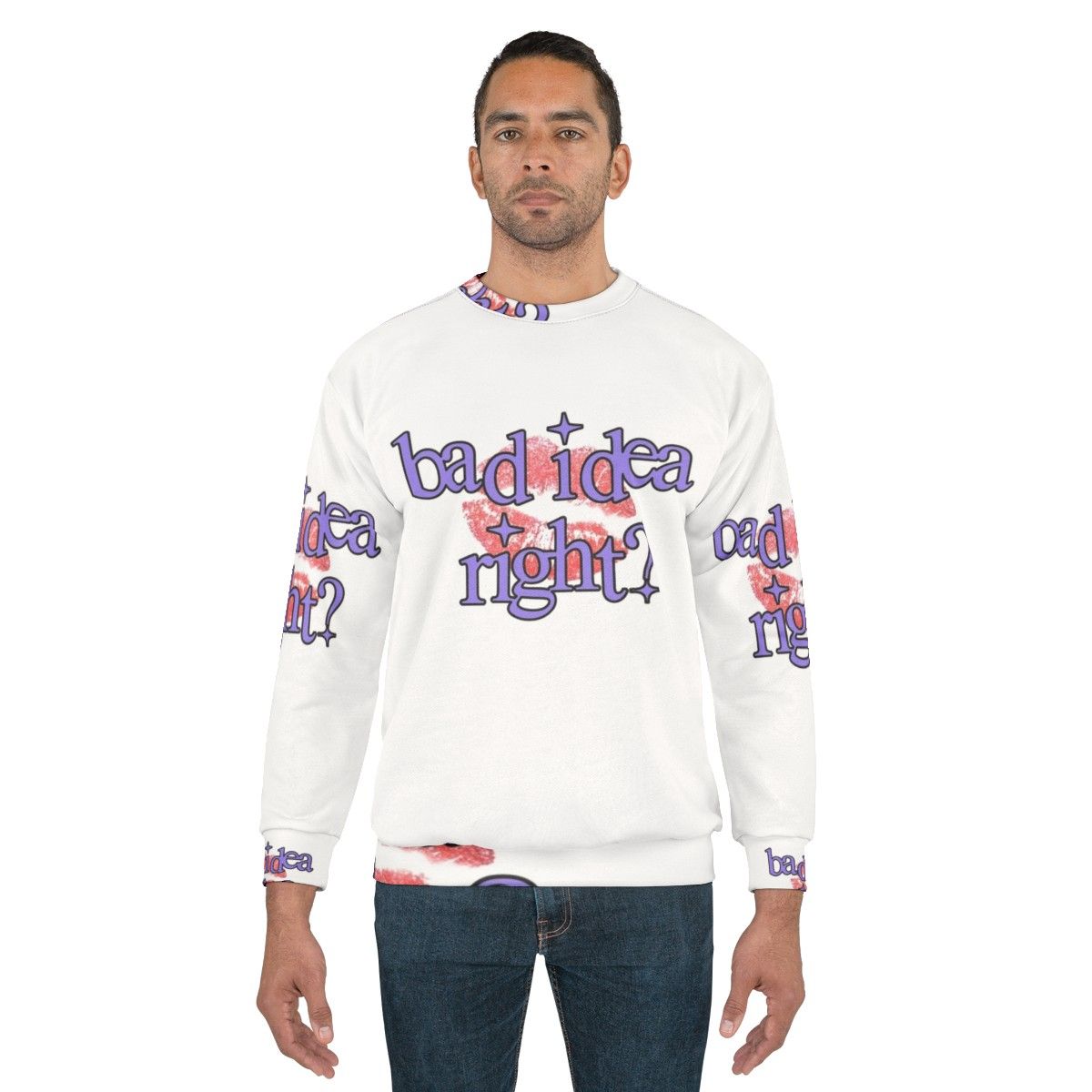 Olivia Rodrigo 'Bad Idea Right' Sour Album Merchandise Sweatshirt - men