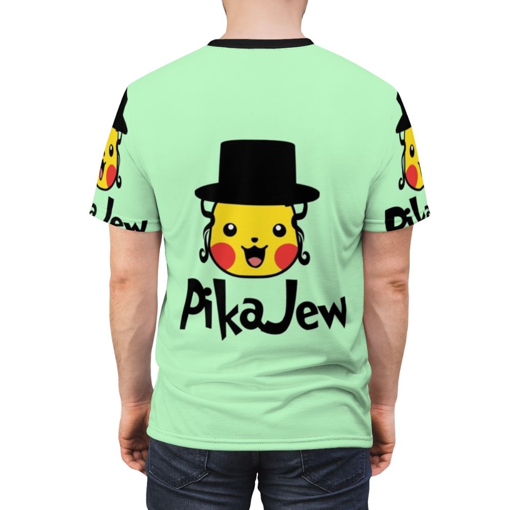 Fashionable Pikachu-themed T-shirt with vibrant anime-inspired design - men back