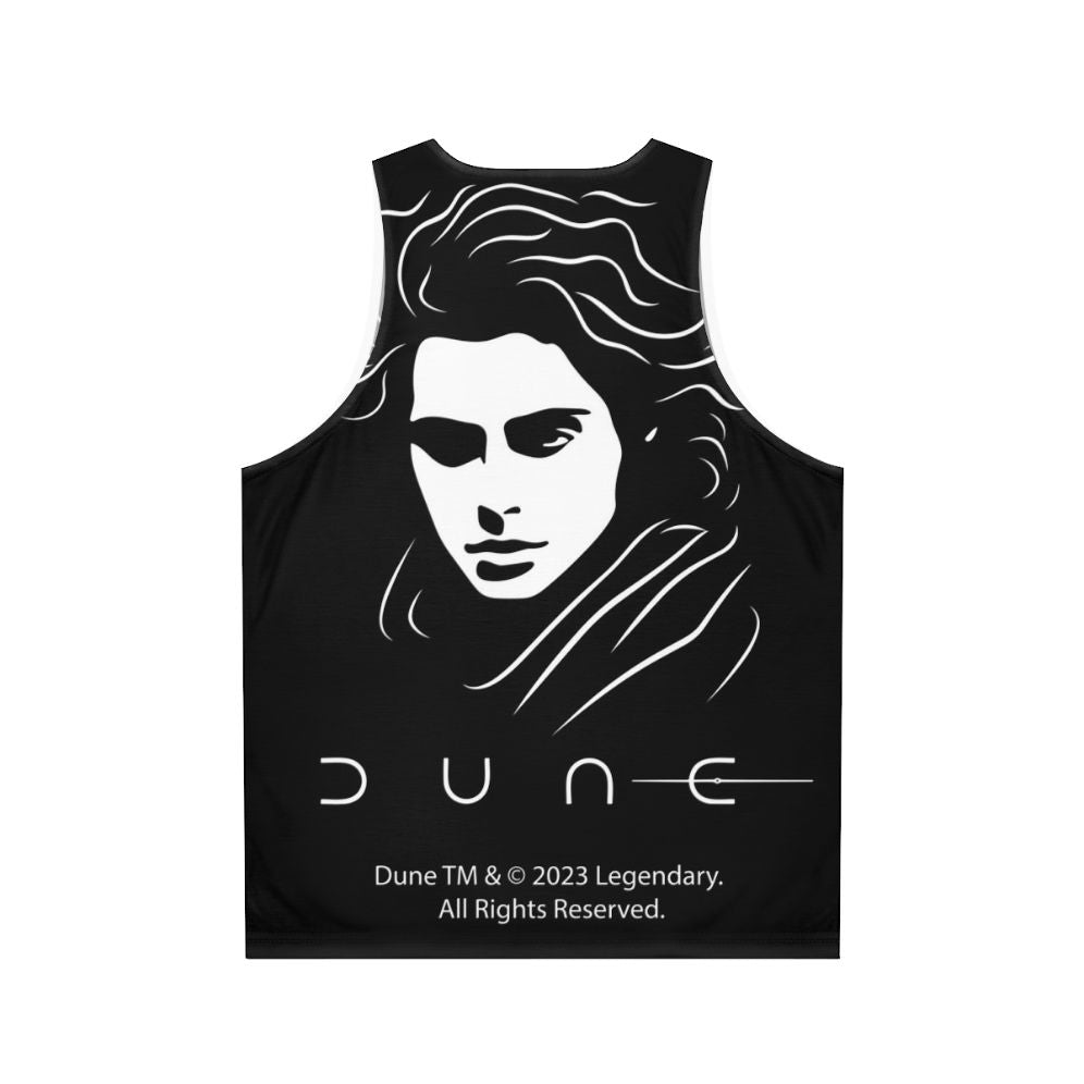 Dune Paul Atreides Unisex Tank Top - Back