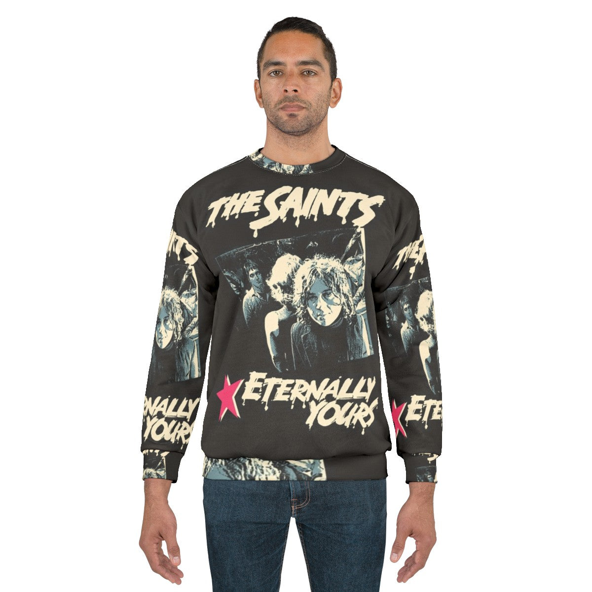 Vintage Saints Punk Band Sweatshirt - men