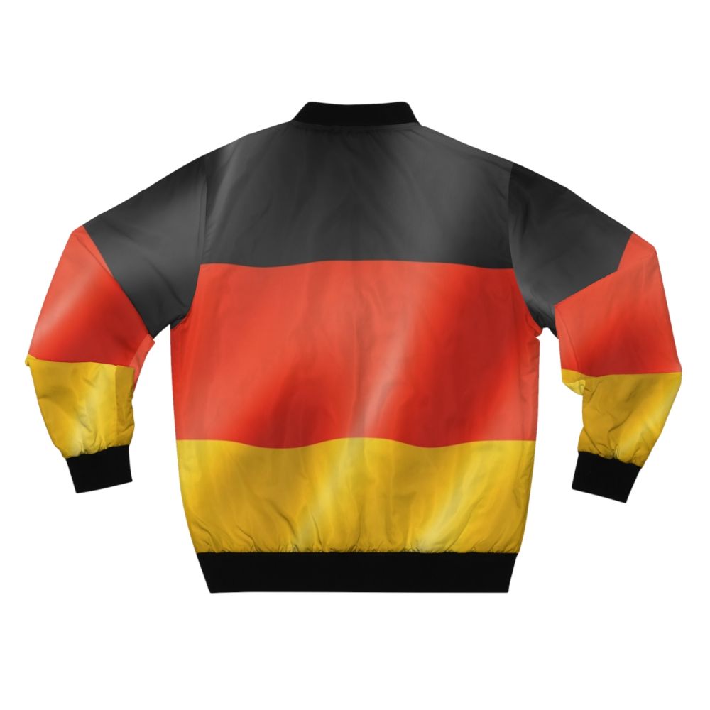 German flag bomber jacket with patriotic Deutschland design - Back