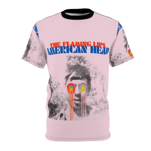 Tfl inspired psychedelic American head halftone t-shirt