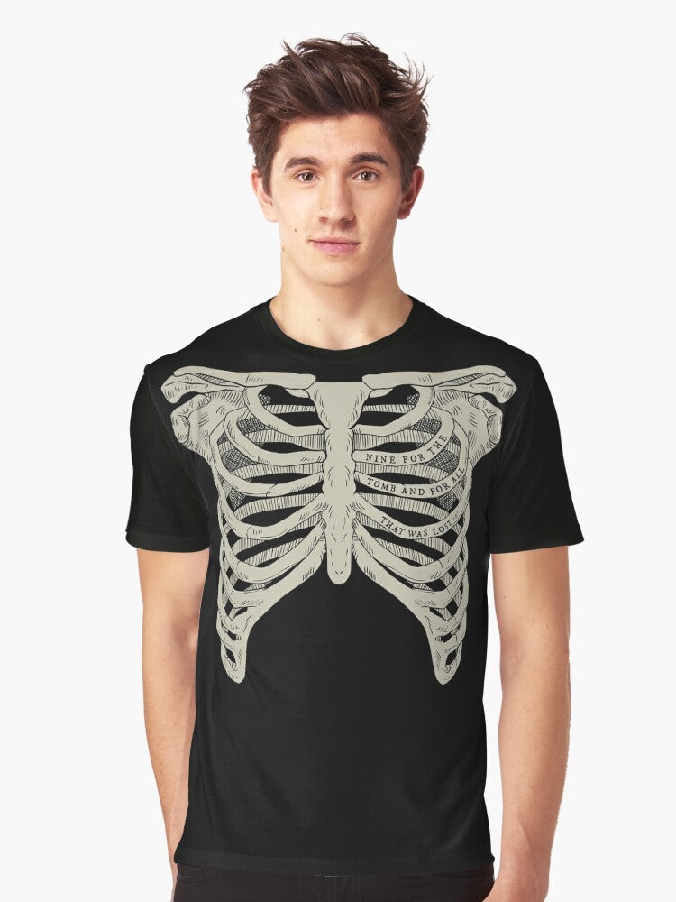 Ribcage graphic t-shirt from The Locked Tomb series - Men