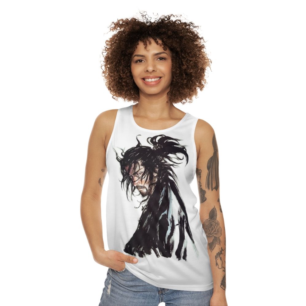 Unisex tank top with minimalist design - women