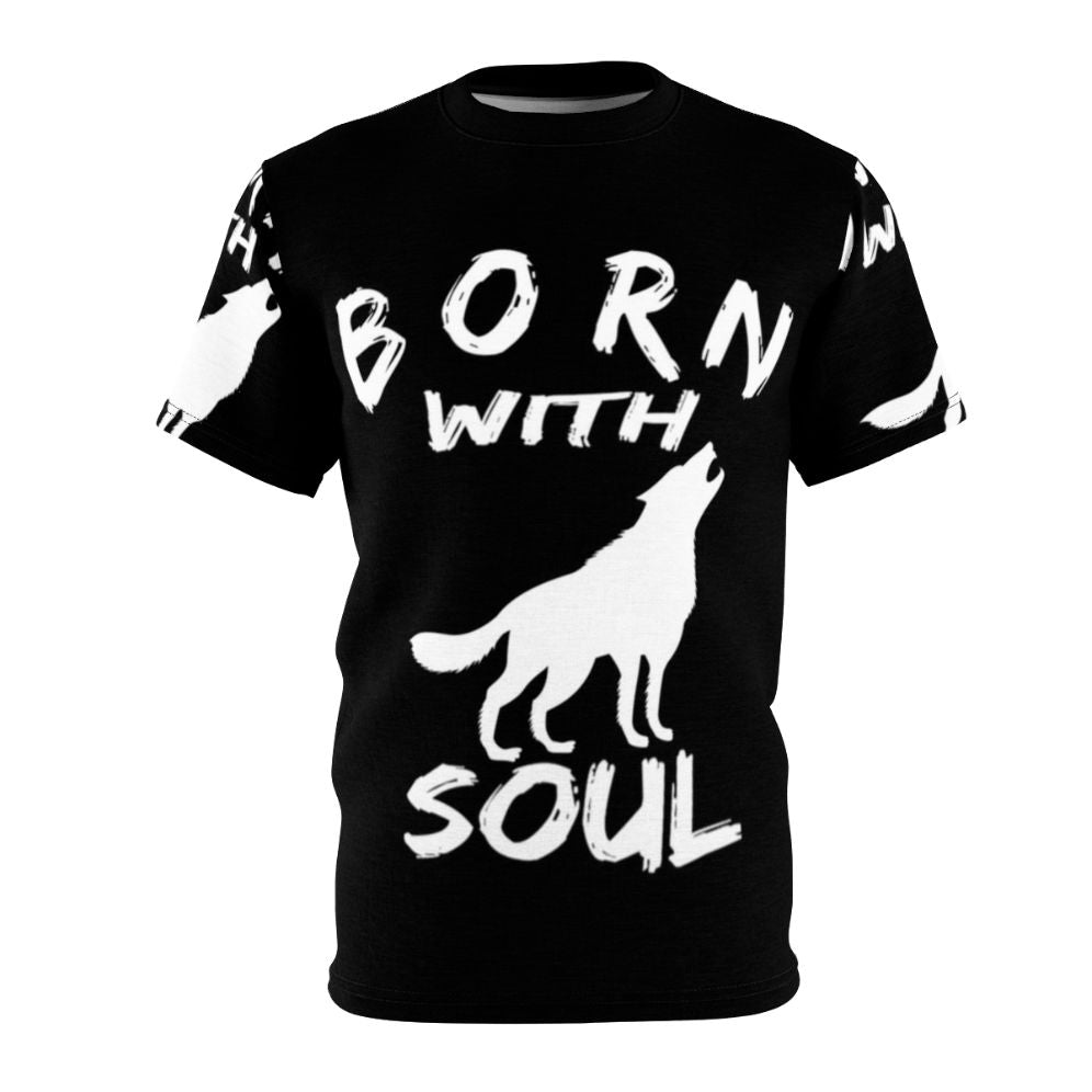 Premium Wolf Soul Graphic T-Shirt for Nature Enthusiasts