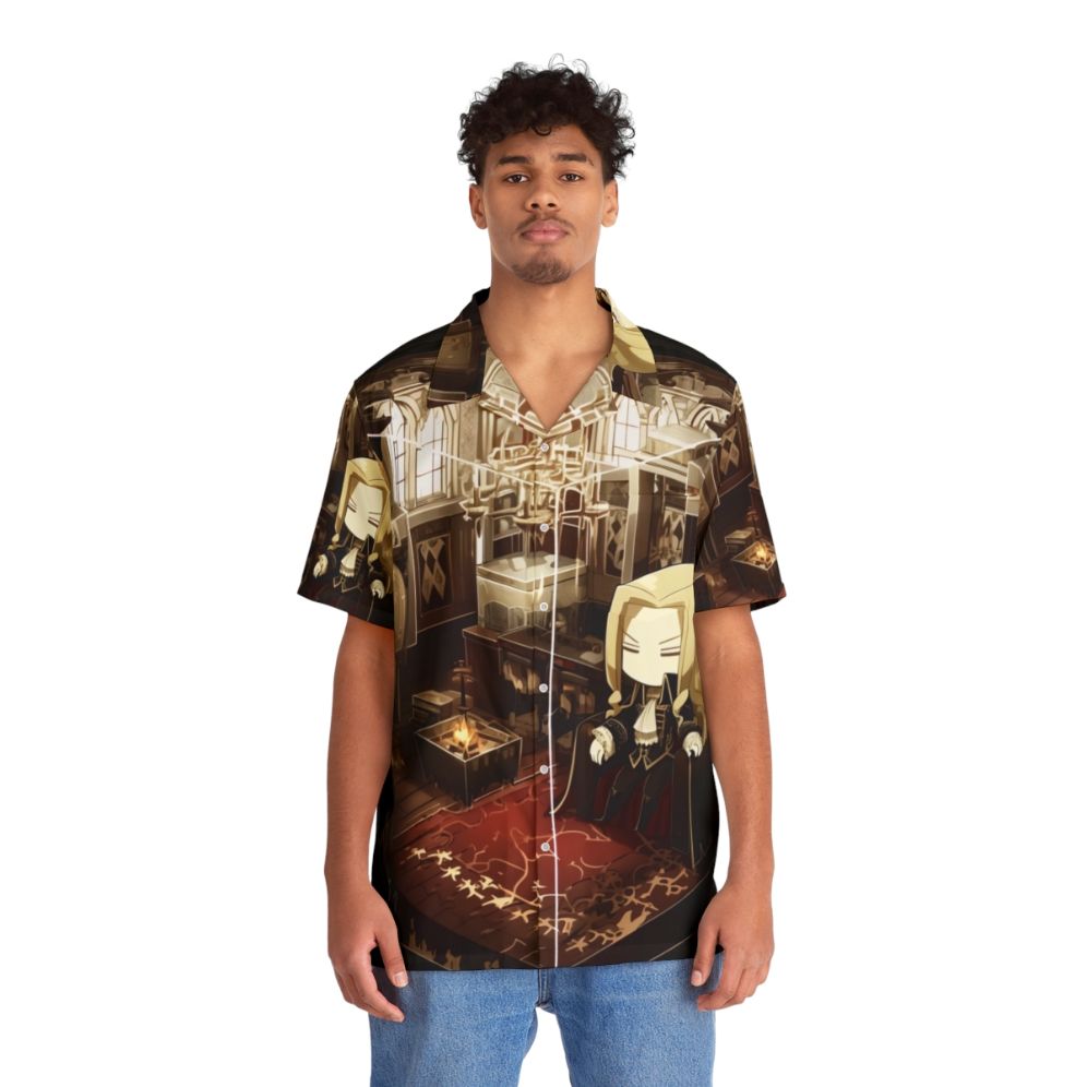 Alucard Terrarium Hawaiian Shirt with Castlevania Netflix Vampire Design - Lifestyle