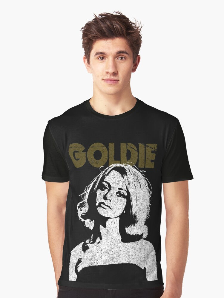 Vintage graphic t-shirt featuring Goldie Hawn from the 1960s - Men