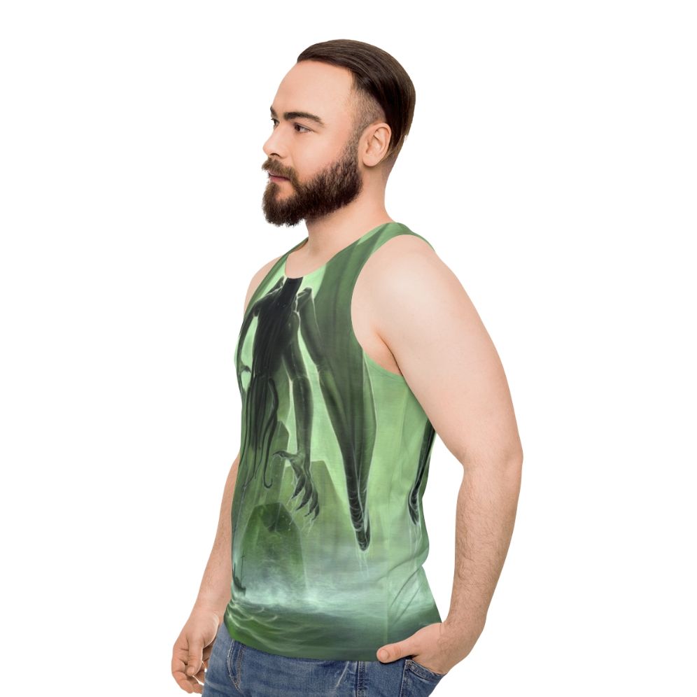 Unisex Cthulhu Tank Top - men side