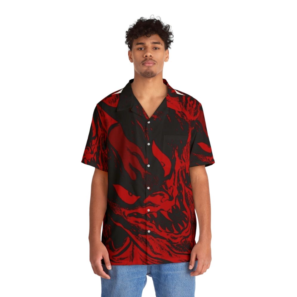 Devilman Crybaby Hawaiian Shirt - People Front