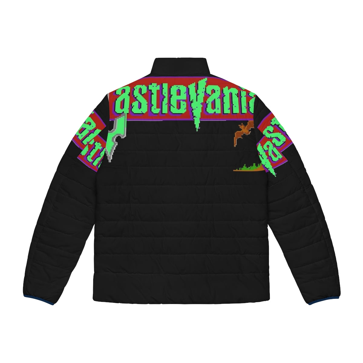 Castlevania V3 Essential Puffer Jacket - Back