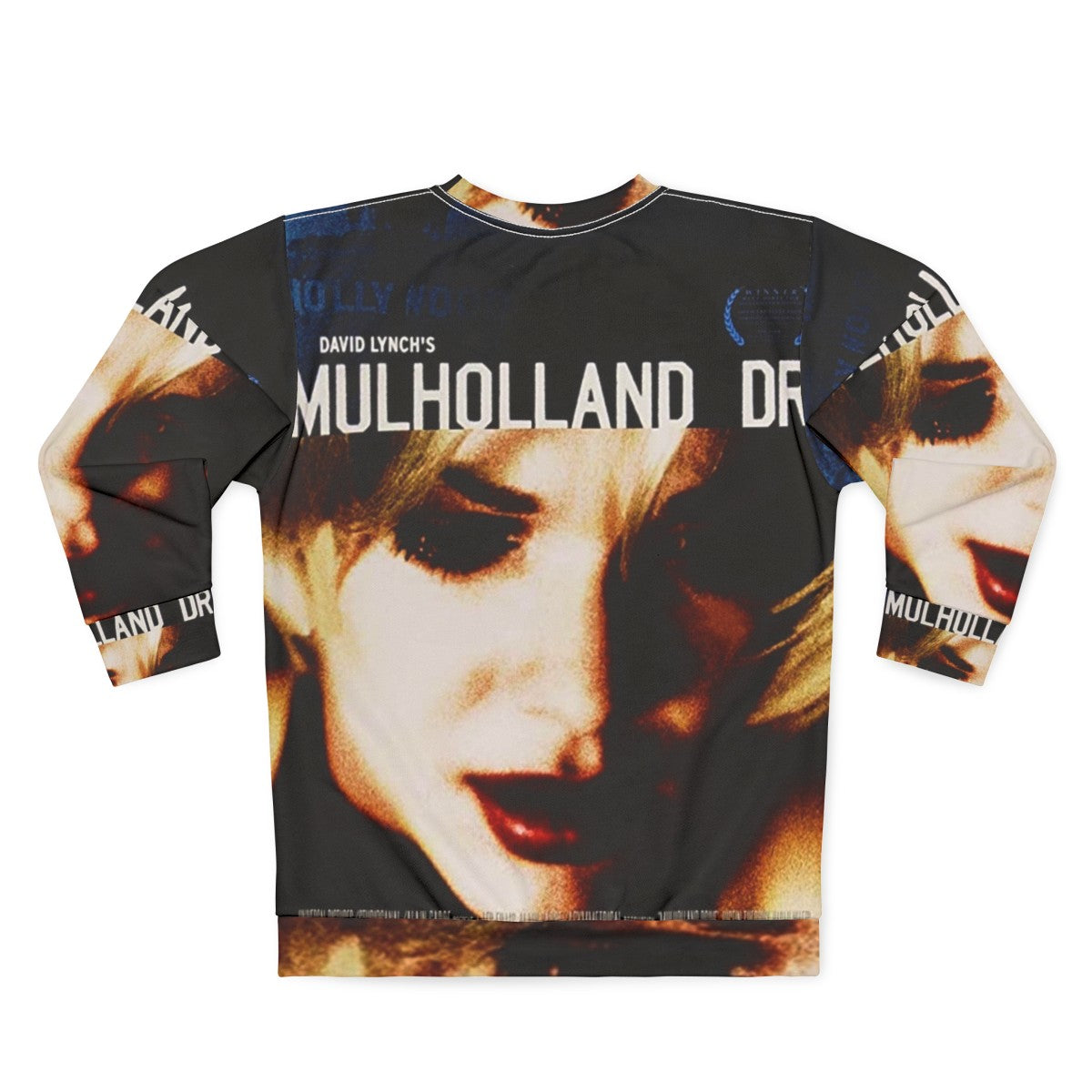 Iconic Movie Poster Sweatshirt featuring David Lynch film imagery - Back