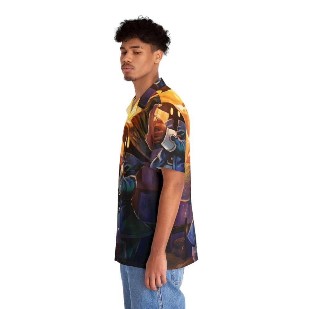 Vivi Mam fantasy-style Hawaiian shirt - People Left