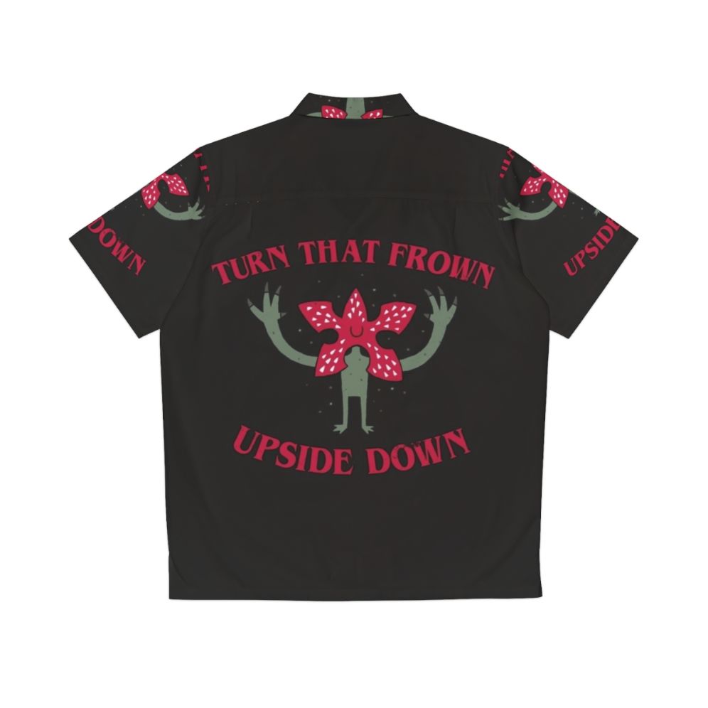 Stranger Things-inspired Hawaiian shirt with upside-down design - Back