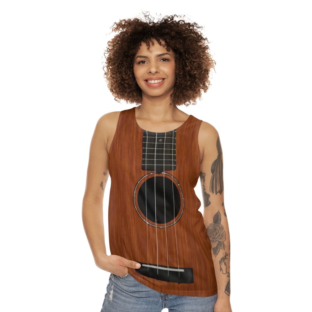 Ukulele Unisex Tank Top - women