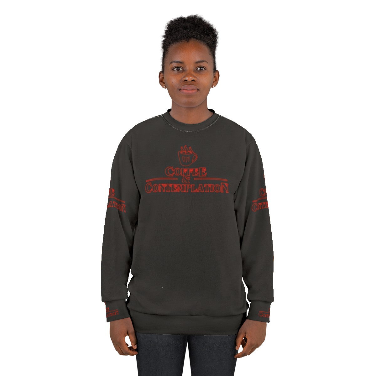 Hopper's Coffee & Contemplation Stranger Things Sweatshirt - women