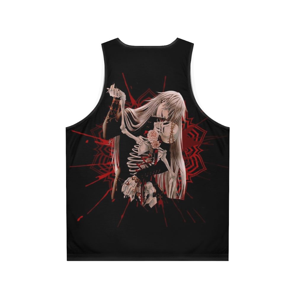 Undertaker Black Butler Anime Unisex Tank Top - Back