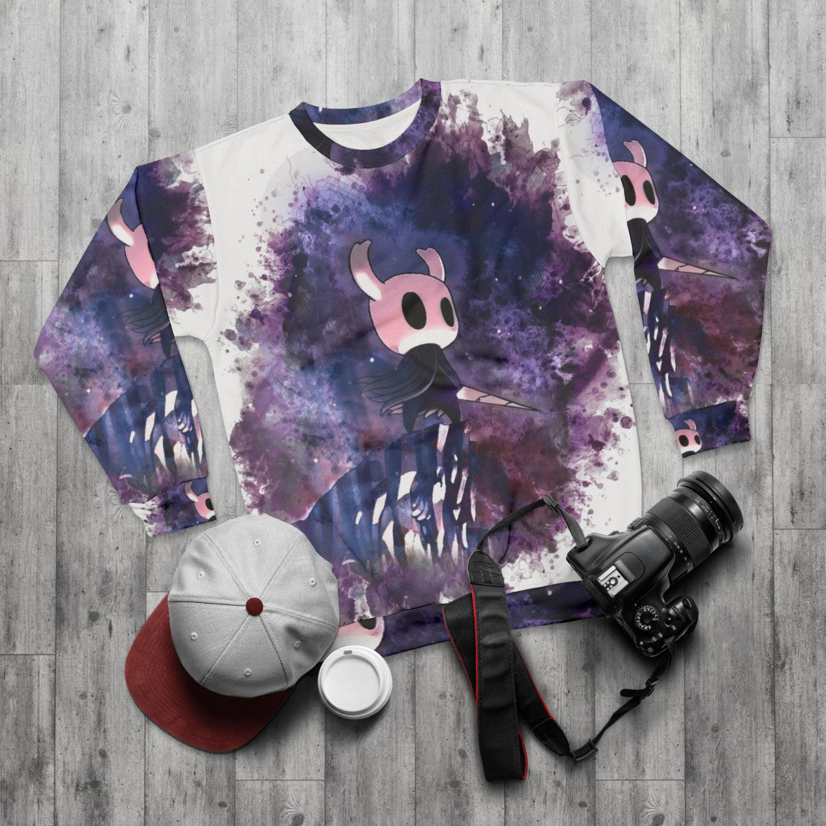 Hollow Knight Gaming Sweatshirt - flat lay