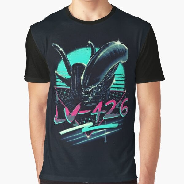 LV 426 Alien Xenomorph Graphic T-Shirt