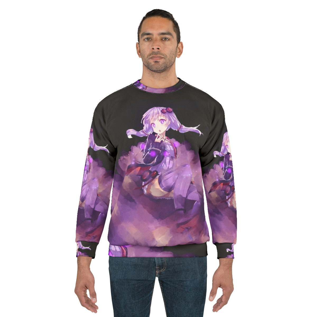 Yuzuki Yukari Anime Vocaloid Graphic Sweatshirt - men