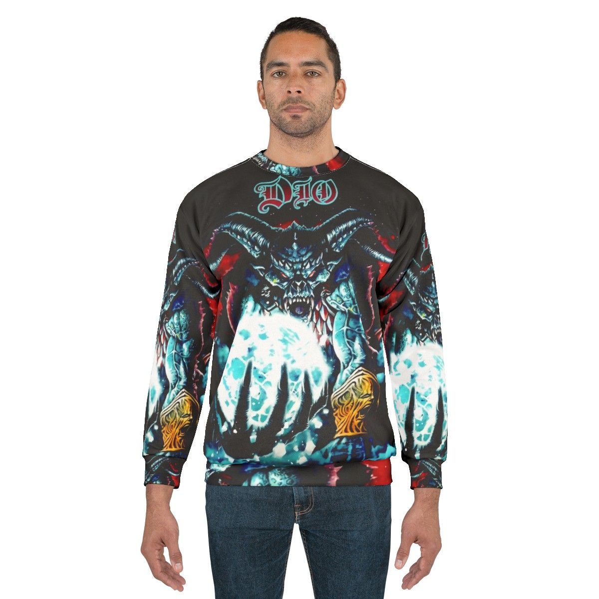 Gothic metal master of the moon sweatshirt - men