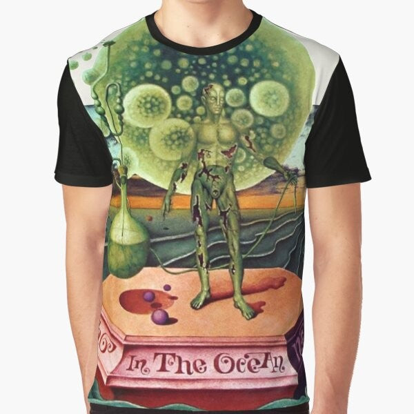 Vintage Nektar "A Tab in the Ocean" (1972) Graphic T-Shirt featuring the album cover art