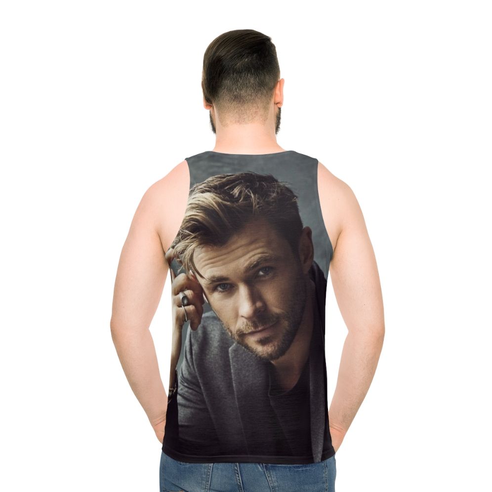 Chris Hemsworth Unisex Tank Top - men back