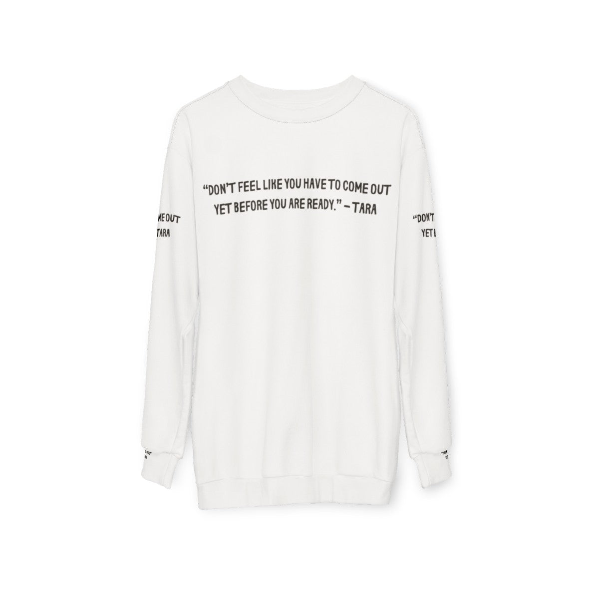 Heartstopper Gang Sweatshirt - Official Netflix Merch - hanging