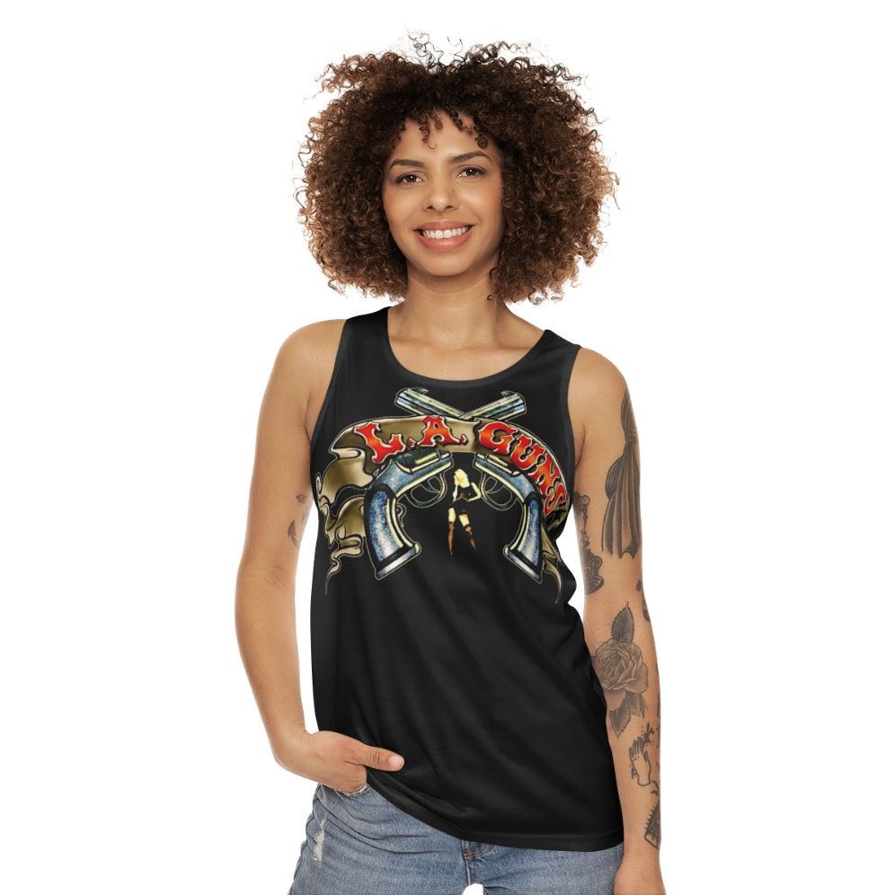 LA Guns Unisex Tank Top - women