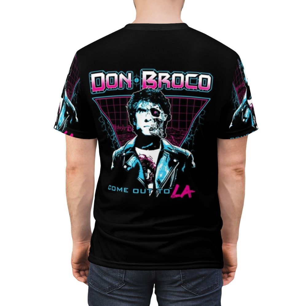 British punk emo band Don Broco graphic t-shirt design - men back