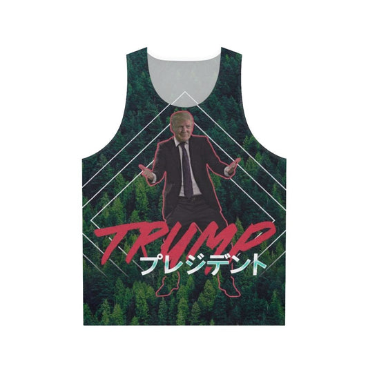 Vaporwave Trump Unisex Tank Top