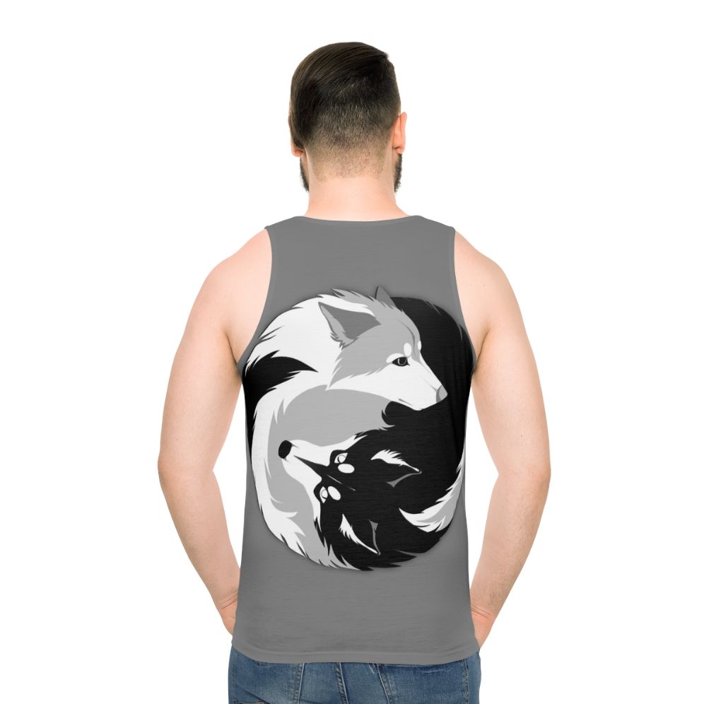 Husky Lover Unisex Tank Top - men back