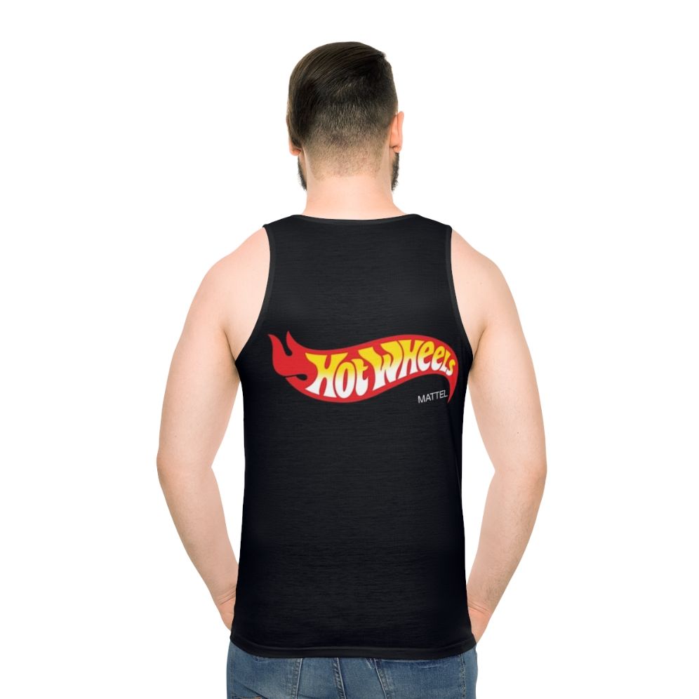 Unisex Hot Wheels tank top - men back