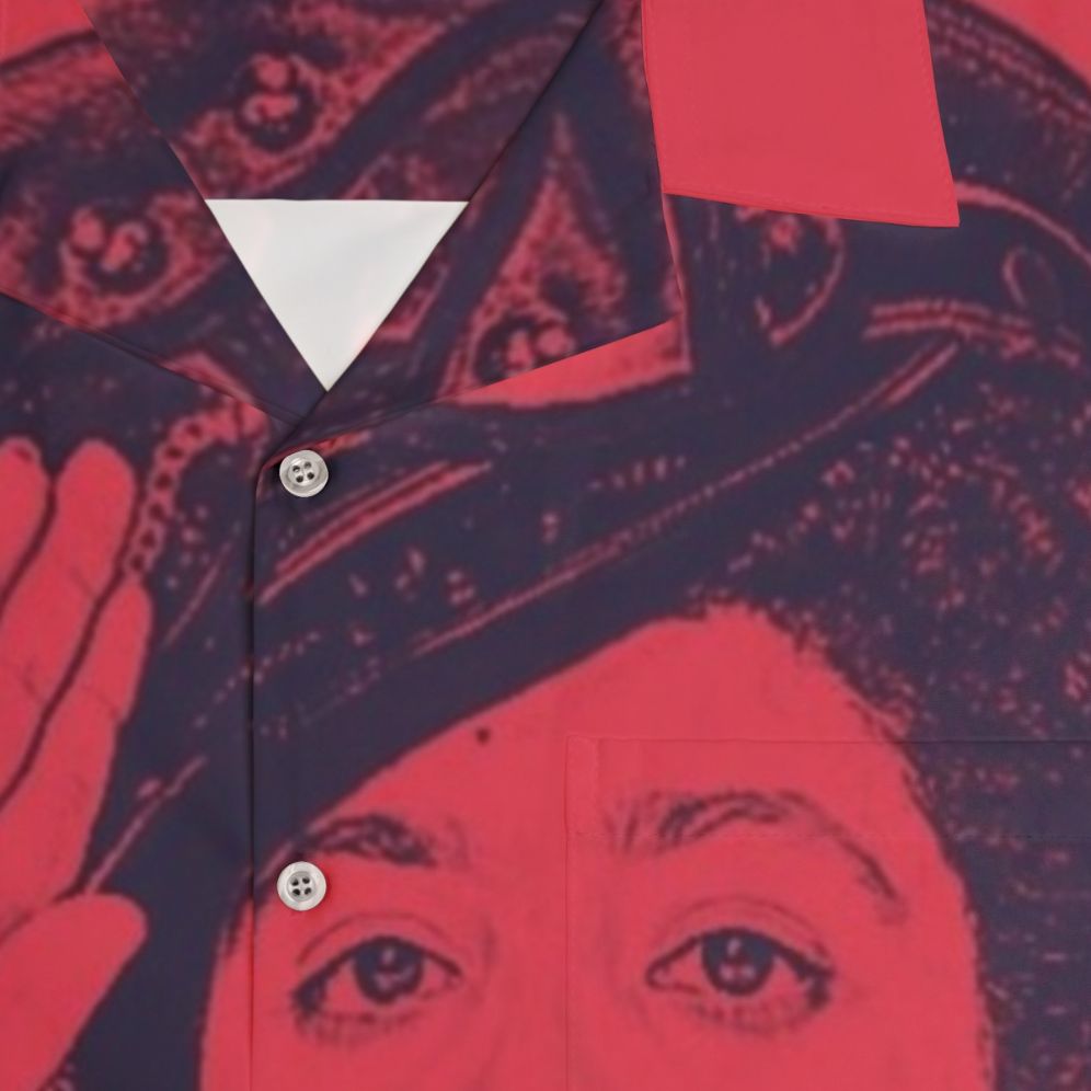 Poly Styrene X Ray Spex 1970s Punk Hawaiian Shirt - Detail