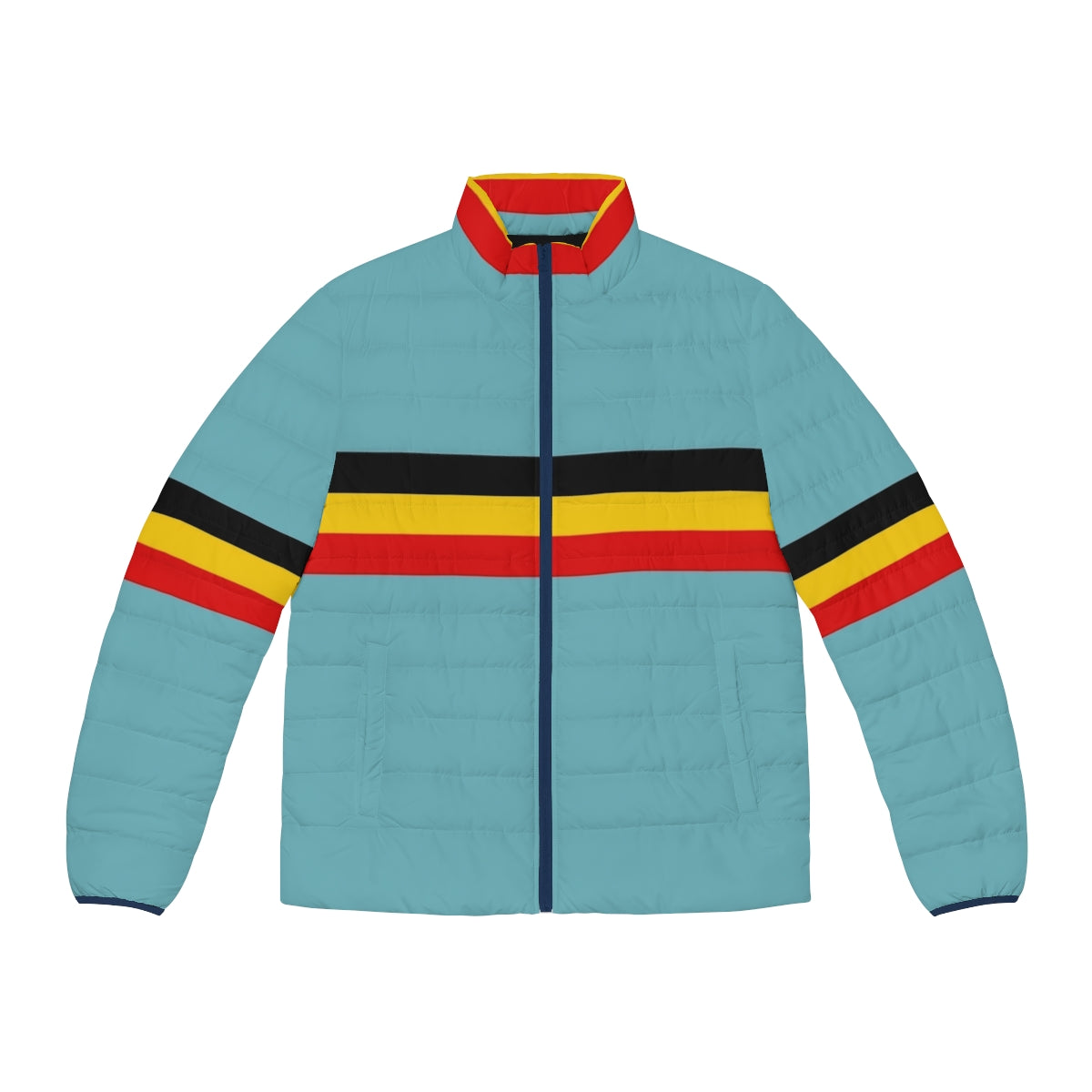 Belgo 16 puffer jacket in retro cycling style