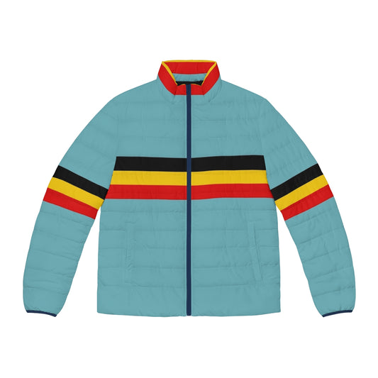 Belgo 16 puffer jacket in retro cycling style