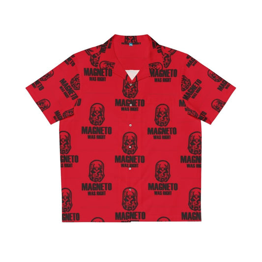 Magneto-inspired Marvel superhero Hawaiian shirt