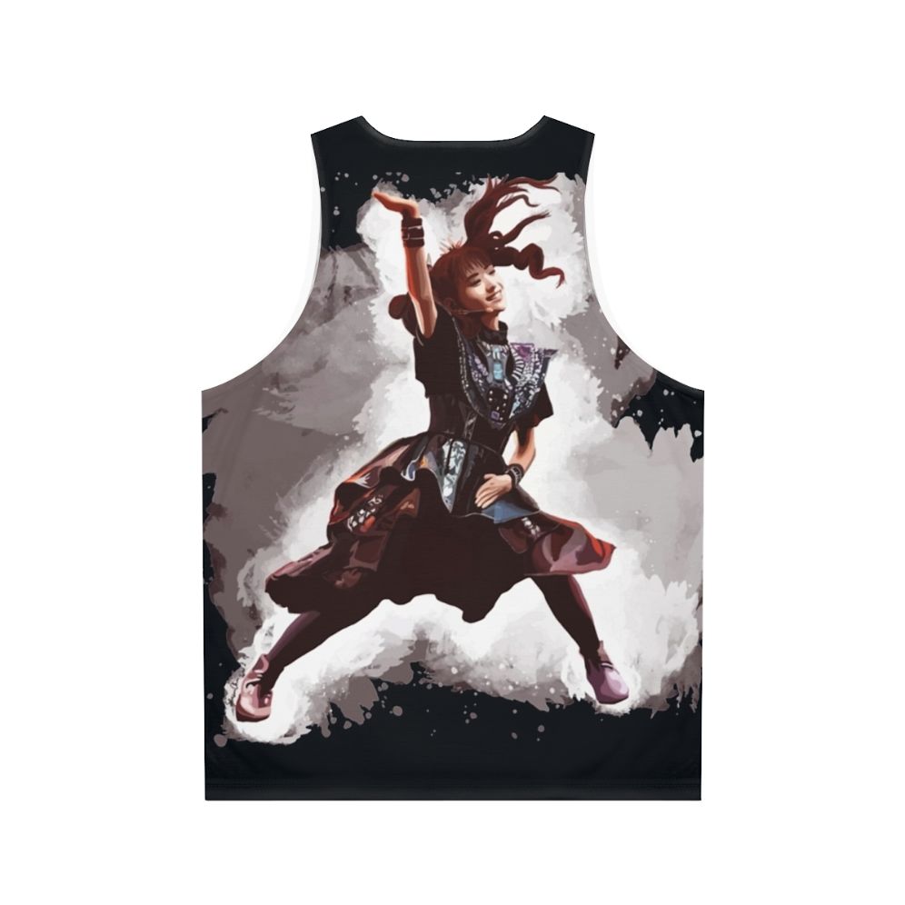 Kawaii unisex tank top with anime and j-pop inspired design - Back