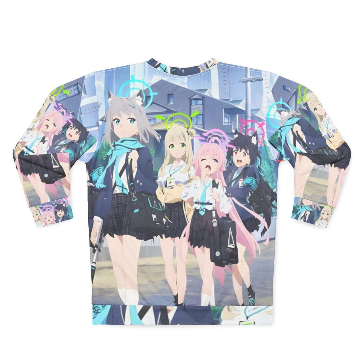 Blue Archive The Animation Anime Sweatshirt - Back