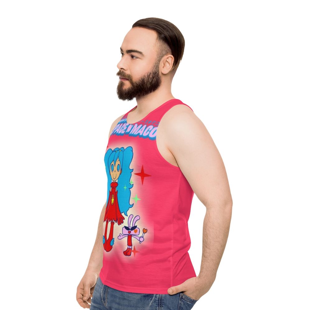 Magical Girl Space Maco Unisex Dance Tank Top - men side