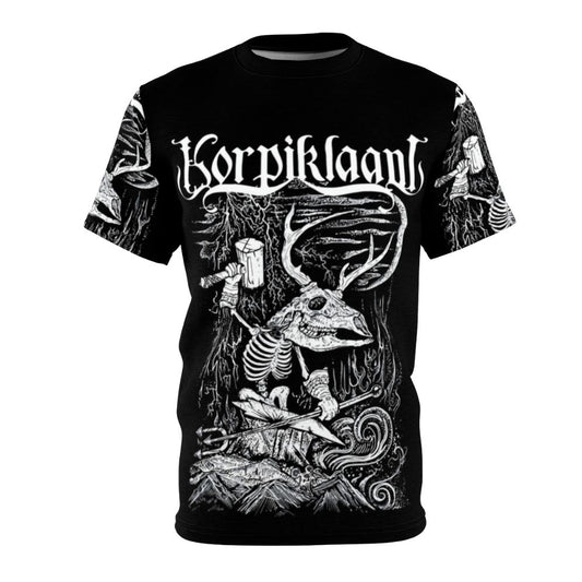 Korpiklaani inspired folk metal graphic design t-shirt